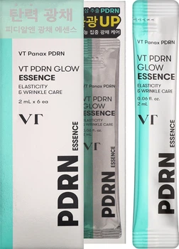 Эссенция для лица VT Cosmetics PDRN Glow Essence для восстановления увлажнения и сияния кожи 2 мл х 6 шт (8803463016272)