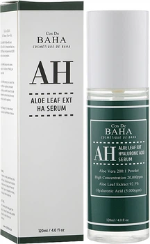 Питательная сыворотка Cos De BAHA Aloe Leaf Exal Hyaluronic Acid Serum AH с алоэ и гиалуроновой кислотой 120 мл (8809240318393)