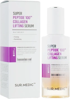 Лифтинг-сыворотка для лица Neogen Sur.Medic Super Peptide 100 Collagen Lifting Serum с коллагеном и пептидами 50 мл (8809653247297)