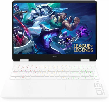 Ноутбук HP Omen 16 (CX5Q0EA), Intel Core Ultra 7-255H / 16" / 144 Гц / RAM 24 ГБ DDR5 / SSD 1 ТБ / RTX 5060 + Arc Graphics 140T / Windows 11 Home / Білий