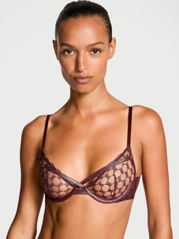 Бюстгальтер с косточками Victoria's Secret 555913493 38D Бордовый (1159863922)