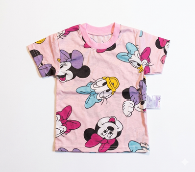 Дитяча футболка Minnie Mouse Розовая (розмір 134-140см)