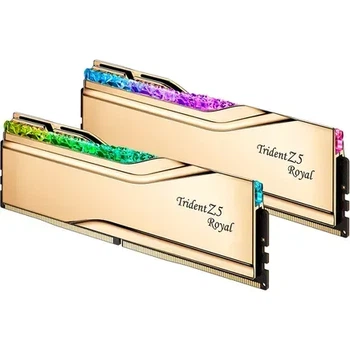 Оперативна пам'ять G.Skill 32 GB (2x16GB) DDR5 6000 MHz Trident Z5 Royal Gold (F5-6000J2836G16GX2-TR5G)