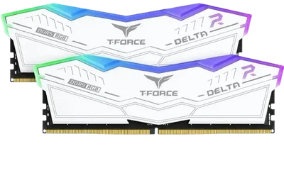 Оперативная память TEAM 16 GB (2x8GB) DDR5 6000 MHz Delta RGB White (FF4D516G6000HC38ADC01)
