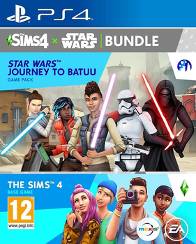 Гра The Sims 4 Plus Star Wars: Journey to Batuu для PS4 \ PS5 (Blu-ray диск) - Б/У