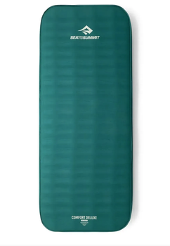Коврик самонадувающийся Sea to Summit Comfort Deluxe Self Inflating Mat, Rain Forest, Large Rectangular Wide (STS 002908)