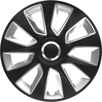 Колпаки на колеса Elegant R15 Stratos RC black&silver