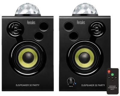 Monitory studyjne ‌Hercules DJ 32 Party z wbudowanymi światłami (3362934745837)