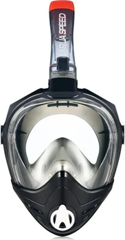 Повнолицьова маска Aqua Speed BRIZO 9927 розмір S/M, чорний