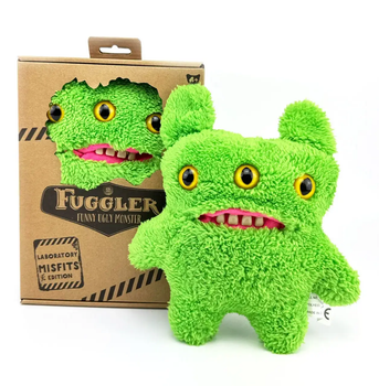Мягкая игрушка Fuggler Funny Ugly Monster Фугглер зелёный в коробке, 23 см