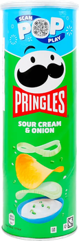 Чипсы Pringles со вкусом сметана и лук Sour Cream Onion 165 г
