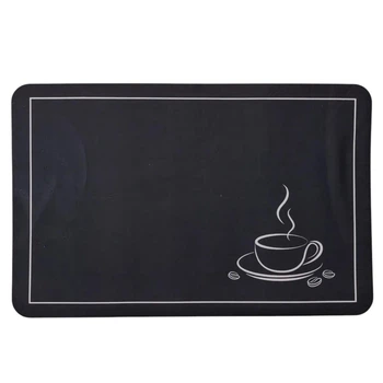 Влаговпитывающий коврик на кухню для дома 38×58 см Coffee диатомитовый коврик для кухни Черный
