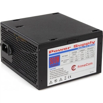 Блок питания FrimeCom SM500R Черный 500W ATX с вентилятором 120 мм (SM500R)