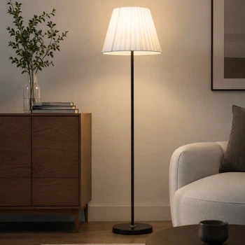 Торшер підлоговий VALESO SM-8088 WH+BK, білий + чорний