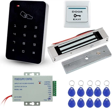 Комплект системы контроля доступа LIBO Smart Home с электромагнитным замком 180 кг и RFID-ключами
