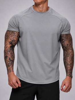 Мужская спортивная футболка Premium Fit Gray M