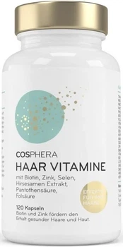 Suplement diety Cosphera Hair Vitamins High Dose z Biotyną 120 kapsułek (9120082960083)