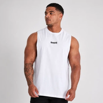 Чоловіча спортивна майка Vanquish Oversize White M