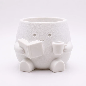 Кашпо 3D More Книголюб 8.4x8.8x5.9 см 100 мл Белый