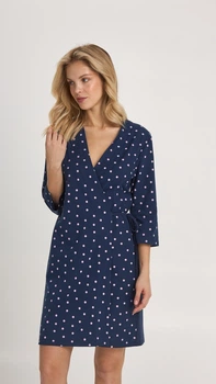 Халат женский Ellen Rosy Raindrops LGK 201/13/01 XL синий