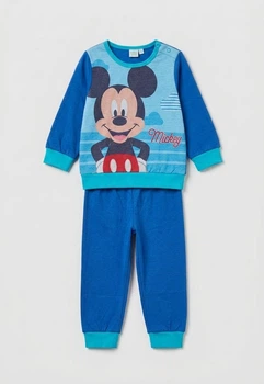 Дитяча тепла піжама для хлопчика Disney 98 см Синя (25100404C)