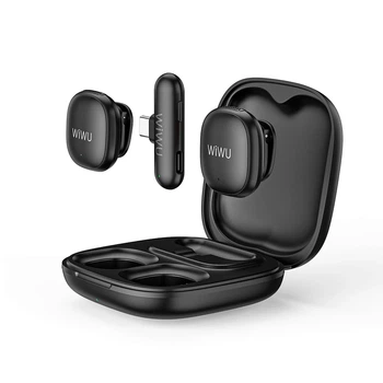 Бездротовий мікрофон для телефону Wiwu Wi-WM006 Duo Microphone AI Adaptive Type-C з кейсом заряджання