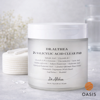 Очищувальні педи з саліциловою кислотою 2% Dr. Althea 2% Salicylic Acid Clear Pad 65 шт — глибоке очищення та догляд з