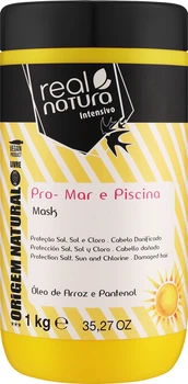 Маска для живлення і зволоження волосся Real Natura Mascara Sem Sal Pro-Mar & Piscina 1000 мл