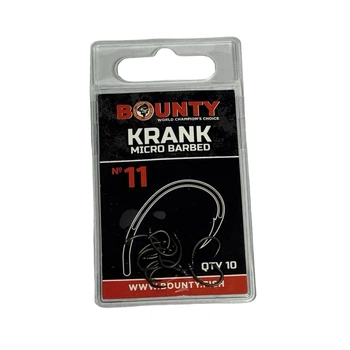 Крючки BOUNTY Krank Barbless 11 размер (без бородки),BHKB11