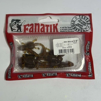Mik Maus 2.5 цвет 002 Приманка Фанатик,00225MM