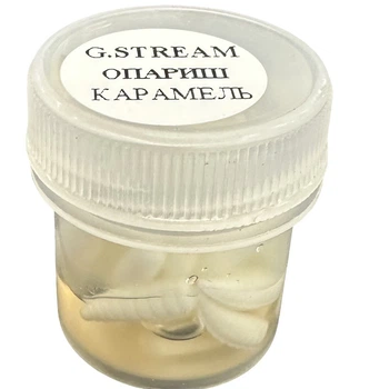 Силиконовая приманка G.STREAM белый опарыш карамель ,109421