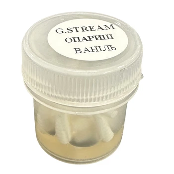 Силиконовая приманка G.STREAM белый опарыш ваниль,109420