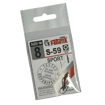 Гачок FANATIK SPORT S-59 №8 7шт.,S-59-8
