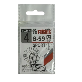 Гачок FANATIK SPORT S-59 №4 5шт.,S-59-4