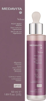 Заспокійлива нічна сироватка для шкіри голови та обличчя Medavita Velour Night Reset Serum 50 мл