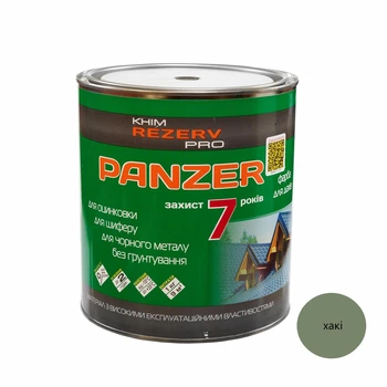 Емаль для дахів PANZER Khimrezerv PRO хакі 3кг 2.6л