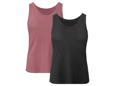 Майка набор 2шт. хлопковые для женщины Esmara LYCRA® 406640 XS Комбинированный
