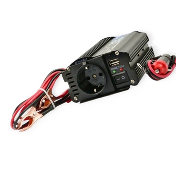 Преобразователь напряжения GEKO с 12 на 220 В, 250W, USB, на клеммы, модифицированная синусоида