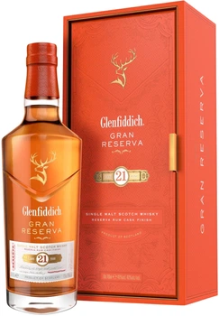 Віскі Glenfiddich 21 рік витримки у подарунковій упаковці 0.75 л 40% (5010327324081С)
