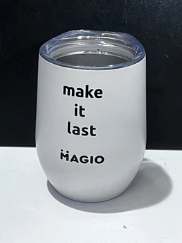Термокружка Magio, нержавеющая сталь, 350 мл, белая(TO_00-00006218)