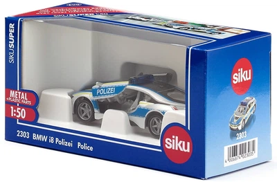 Модель Siku Автомобіль BMW i8 Поліція (4006874023035)