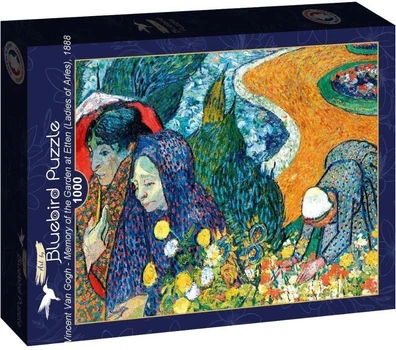 Puzzle Bluebird Vincent Van Gogh Ogród w Etten 1888 1000 elementów (3663384603242)