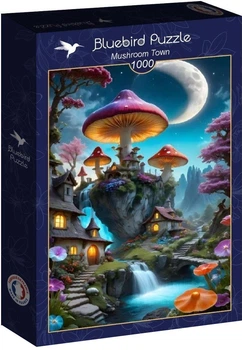 Puzzle Bluebird Miasteczko grzybów 1000 elementów (3663384909306)