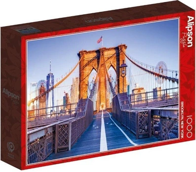 Puzzle Alipson Nowy York Most Brookliński 1000 elementów (3770001500126)