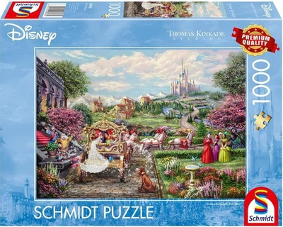 Puzzle Schmidt PQ Thomas Kinkade Kopciuszek Disney 1000 elementów 112964 (4001504580384)