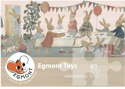 Пазл Egmont Toys Сім'я кроликів 40 елементів 570085 (5420023042774)