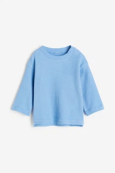 Свитшот из хлопка H&M 1078022004c66 86см синий (100013062)