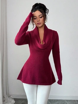Пуловер Shein sz25080118171183254 XL розовый (100012430)