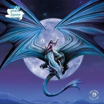 Пазл Flame Tree Moonstone Энн Стоукс Дракон и луна 1000 элементов FTJP048 (9781787558922)