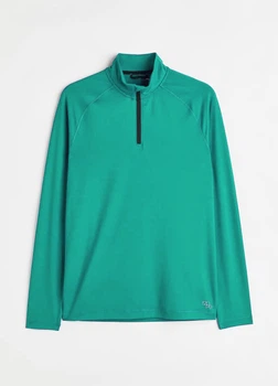 Спортивный лонгслив H&M 1088499008c63 M зеленый (100011643)